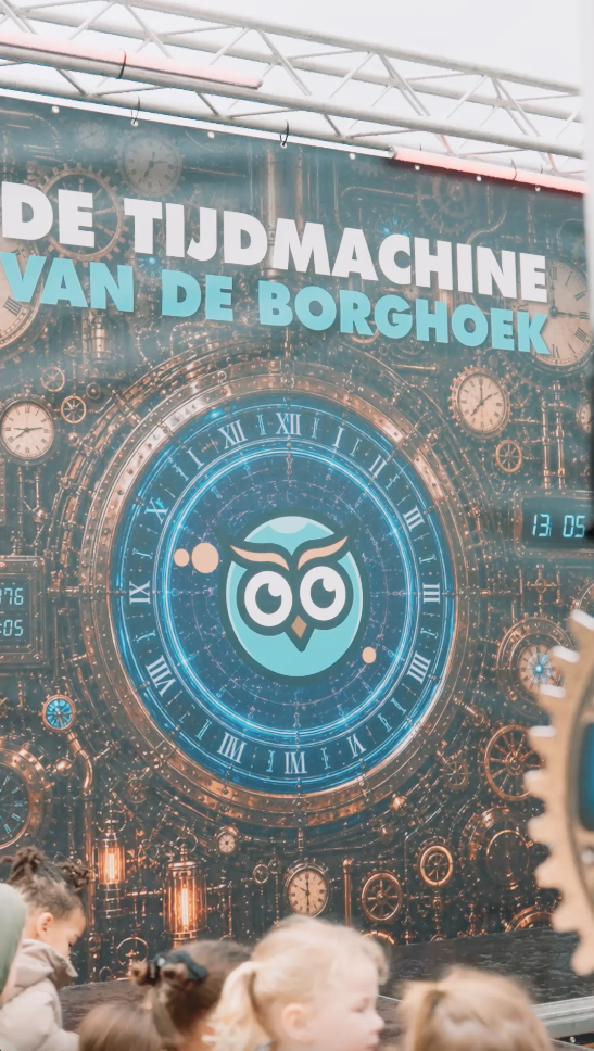 De Borghoek logo tijdmachine
