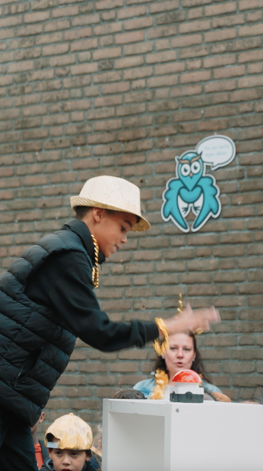 Knop slaan